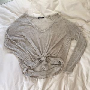 Brandy Melville tan knit sweater